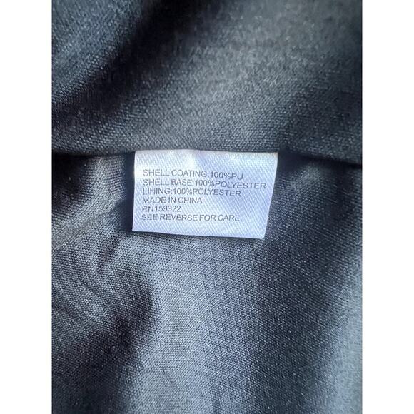 NWOT Evereve black double breasted plether jacket size XS - Picture 7 of 7